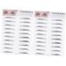FOMIYES 4 Pcs 3d Eyebrow Stickers Beauty Kit Stickers Waterproof Hair Like Eyebrows 4d Cosmetic Stencil 1 count (Pack of 1) Blackx2pcs - Buy Online on GoSupps.com