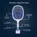 Himalayan Glow Electric Bug Zapper - Rechargeable Mosquito Repellent Fly Swatter - 3000V USB Charging - Indoor & Outdoor Use - Set of 2 - Buy Online on GoSupps.com