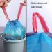 5 Rolls Drawstring Garbage Bags Handheld Rolled Plastic Bags Small Garbage Bags Thickened Bags Kitchen Household Use 15 Per Roll (Colorful) - Buy Online on GoSupps.com