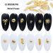 Holographic 3D Nail Art Metal Decals - 12 Shapes Glitters, Sequins & Charms Kit - Buy Online on GoSupps.com