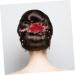 Ipetboom Flower Hair Comb Bridal Hairpiece Bridal Accessories Wedding Hair Accessories Hair Combs for Women Accessories Flower Hair Accessories Tiara Bride Hairpin Rhinestones Red - Buy Online on GoSupps.com