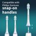 Replacement Heads for Philips Sonicare - 8 Pack Compatible Brush Heads for Sonicare Toothbrushes - Buy Online on GoSupps.com