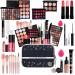 28 Pieces Makeup Kit for Women Full Kit Eyeshadow Palette Lip Gloss Set Lipstick Blush Foundation Concealer Mascara Eyebrow Pencil Include Makeup Brush Set Professional Makeup Kit for Teens KIT019