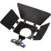 Fotga ABS Plastic Matte Box with 15mm Rail Rod Clamp Sunshade for Camera Cage | Compatible with Canon, Fuijifilm, Panasonic and more - Buy Online on GoSupps.com