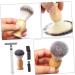 Minkissy 2 Sets Manual Razor for Men - Double Edge Razor Beard Brush & Handwear - Silver - 10.3x4cm - Perfect Grooming Tool for Facial Care - Buy Online on GoSupps.com