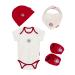 FC Bayern Munich gift set | Gift box | Baby | White | 4-piece White 86/92