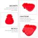 PRETYZOOM Cupcake 2 Pcs Baking Mold Silicone Molds Christmas Silicone Cutter Clay Molds Cake Mold Fondant Mold Biscuit 17.8X15.5X3CM As Shown - Buy Online on GoSupps.com