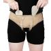 Hernia Belt for Men Hernia Support Truss Adjustable Waist Strap 2 Removable Compression Pads Breathable Material (Medium(32" - 36"))