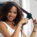 Rowenta Powerstraight CF5820 Smooth Brush - Perfect for All Hair Types Adjustable Temperatures Radiant Shine & Hair Protection - 1.8m Cord Black & Green - Buy Online on GoSupps.com