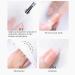French Tip Nail Tips French Nails 10 Sheets Nude Color Short Press on Nails with White Edge 12 Size Full Cover Stick on Nails False Nails for Women Girls Nail Art Style2 - Buy Online on GoSupps.com