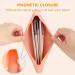 Travel Makeup Brush Holder - DEERLET Silicone Organizer Case with Magnetic Closure | Portable & Sleek Pink Makeup Brush Travel Case - Buy Online on GoSupps.com