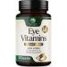 Eye Vitamins Supplements - 3x Strength Eye Health Vitamin with Lutein and Zeaxanthin - Vision Macular Health & Dry Eyes Support With Zinc Vitamins C E & Minerals Bottled in USA - 120 Capsules 120 Count (Pack of 1)