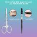 KHIRY Tweezers Set 6-Piece Precision Tweezers Set Stainless Tweezers Eyebrow Plucking for Face Care for Plucking Eyebrows - Buy Online on GoSupps.com