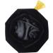 Tnghui Deluxe Doctoral Graduation Tam with Gold Bullion Tassel - Black-8s - Buy Online on GoSupps.com