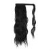 Ponytail Extension Body Wave Ponytail Hair Extension Heat Resistant Synthetic Wrap Around Ponytail Extension Clip In Wave Curly Ponytail Hairpiece for Women Ponytail Hairpiece for Women (Color : 1B