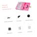 Housoutil 6-Pcs Multicolor Eyelash Curler & Organizer with Diamond Design | Pink Eyelash Storage Box for Eyelash Packaging | International Shipping Available - Buy Online on GoSupps.com