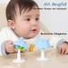 Buy BPA Free Multi-Colored Umbrella Bite Ring for Babies - Suction Foot Teething Toy for Boys & Girls - Buy Online on GoSupps.com