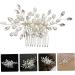 DOITOOL Bridal Headwear Bridal Side Comb Side Hair Comb Hair Pin Hair Comb for Bridal Bun Hair Comb Bridal Hair Comb Decorative Hair Comb Hair Clip Bride Pearl White Wedding Wig - Buy Online on GoSupps.com
