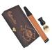 Balacoo 1 Set men razors men's razors men shaver stainless steel razor shavers for men conjuntos para hombres razors for men mens shaving men's suits travel old fashioned Wood