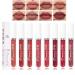 Baorder 8 Pcs Matte Liquid Lipstick Set Waterproof Long Lasting Antistick Cup Nude Lip Gloss for Women 24 Hour Highly Pigmented Lip Gloss Set