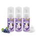 SnowBuddy Foam Toothpaste Kids - Grape Flavors - 3 Pack Anti Cavity with Fluoride-Free for u-Shape Toothbrush and Mouthwash for Dental Care