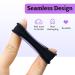 Buy Sularpek 20-Pack Black Hair Ties - 8mm Strong Stretch Cotton Rubber Bands for Girls & Women Perfect Ponytail Holders - Buy Online on GoSupps.com
