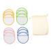 DOITOOL Makeup Cleaning Pads 1 Set Finger Makeup Remover Pad s Cleansing Towel Wipe Reusable Face Pads Washable Face Pads Face Cleaning Puffs Round Makeup Remover Wipes Soft
