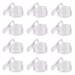Xiaonan 20g/20ml x 20 pieces of empty cans clear hip container cream trenches transparent hip with screw cap trip jar for cosmetics lip balm cream ointments rhinestones etc. 20 pieces (1 Pack)