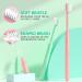 Y-Kelin Soft Bristle Toothbrush 4 Pack | 2-in-1 Cleaning Kit for Adults & Kids | Green & Pink Manual Toothbrush - International Shipping Available - Buy Online on GoSupps.com