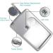 Wapodeai 6X 3X LED Magnifying Glass with Light Premium Card Type Magnifying Glasses Magnifying Glass for Reading Kids Jewelry Science 3X Magnifier Magnifying Glasses with Light Silver - Buy Online on GoSupps.com