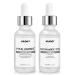 Hyaluronic Acid Serum & Niacinamide Serum Set 2PCS - Reduces Wrinkles Smooths Fine Lines Improves Skin Texture - Facial Serums Moisturizing Oil-Regulating Pore-Minimizing for All Skin Types 2 Fl Oz (Pack of 1)