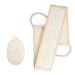 Luffash sponge backsrubber for bathroom and shower at Dighealth Luffa body pad with back belt 100% luffa nature sponge body and face peeling two -part set