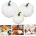 Artibetter 18 Pcs Foamy White Pumpkin Mini Decor Small Pumpkin Decorations Fake Vegetable Fruit White Ornaments Small Fake Pumpkins Halloween Prop Fake Mini Pumpkins Accessories Artificial Whitex3pcs 8.5x7.5cmx3pcs - Buy Online on GoSupps.com