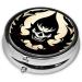 Devil Satanround Pill Box - 3 Compartment Portable Travel Organizer for Pills | Ideal for International Shipping - Buy Online on GoSupps.com