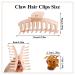 8 Pcs 4.3 inch Hair Claw Clips Set - Matte Finish Neutral Hair Accessories for Women and Girls - Buy Online on GoSupps.com