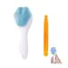 Silicone Face Brush Scrubber and Handle and Scalp Massage Tool Exfoliating Facial Scrubber for Men Women Exfoliator Tool for Skincare Cute Paw Shaped Spa Scrub Soft Bristles for Cleansing