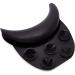 Okuna Outpost Neck Cushion for Hair Salon Shampoo Bowl (Black  7.5 x 7.5 x 1.5 in)