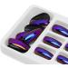 Full Cover False Nails Easy Trim File Artificial Fake Nails Convenient 12 Different Sizes Bright Color Fashionable for Home Use for Nail Salons(LG05) - Buy Online on GoSupps.com