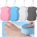 4Pcs Magic Exfoliating Bath Sponge 5D Ultra Soft Bath Body Shower Sponge Super Soft Exfoliating Bath Sponge Reusable for Adults Children and Pregnant Women. (Blue+Pink+Gray+White)