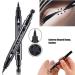 2 in 1 Double Liquid Eyeliner - Waterproof Pencil with Heart Stamp | Durable Eye Cosmetics for Stunning Looks - Buy Online on GoSupps.com