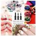 2PCS Nail Glue Pen Resin Polishing Agent Kit with Tweezers - DIY Gel Nail Polish Adhesive for Jewelry and Nail Art - Buy Online on GoSupps.com