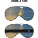 Buy SSIMOO Double-Sided Eye Mask - Jumping Musical Notes Print | Soft Light Blocking Sleep Mask for Better Sleep Quality - International Shipping Available - Buy Online on GoSupps.com