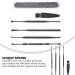 ERINGOGO Double Head Rotating Ear Cleaner Set 5pcs Sturdy Earwax Removal Tools Portable Ear Scoop Kit for Safe at Home - Buy Online on GoSupps.com