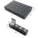 Large 7-Day Pill Organizer - Barhon Weekly Pill Box for Travel - 4 Times a Day, Portable & Durable - Black - Buy Online on GoSupps.com