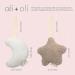Ali+Oli Plush Pacifier Holder (Moon-Sand) - Soft Binky Holder for Babies - Buy Online on GoSupps.com