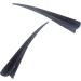 Topkids Accessories 2pc 13cm Hair clips for Women Duckbill/Beak/Concorde design Sectioning Hair Clips Hair Accessories for Women Hair grips Hairdressing clips (Enamel Black) - Buy Online on GoSupps.com