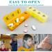 Pill Box Organizer 7 Day 4 Times a Day with 28 Compartments - High Capacity for Medication, Vitamins and Supplements (Color) - Buy Online on GoSupps.com
