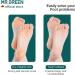 MR.GREEN Foot File for Hard Skin and Calluses Foot File Double Sided Professional Stainless Steel Pedicure Foot Care Tool Foot Scraper(Orange) - Buy Online on GoSupps.com