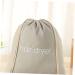 Baluue 16 Pcs Hair Dryer Storage Bag Storage Bags Hotel Drawstring Bag Portable Wash Bag Fabric Light Grey - Buy Online on GoSupps.com