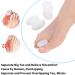 12 Set Silicone Gel Toe Spreaders - Soft & Comfortable Toe Separators for Hallux Valgus Overlapping Toes & Corns - Includes S M & L Sizes - Buy Online on GoSupps.com